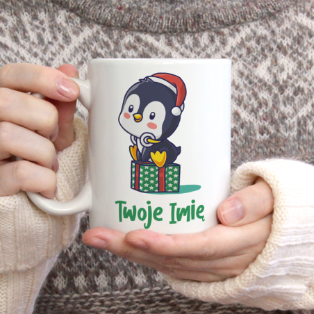 Kubek Z TWOIM IMIENIEM dla dzieci ŚWIĘTA 330 ml