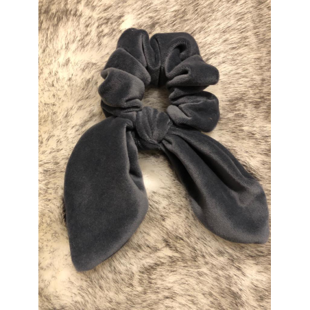 GUMKA WELUROWA SCRUNCHIES OZDOBA ELEGANCJA KOKARDA