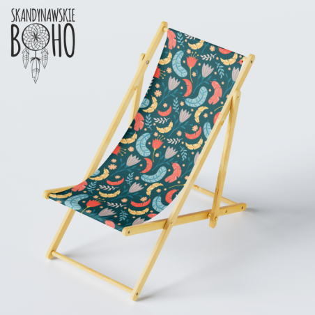 LEŻAK PLAŻOWY BOHO OGRODOWY PATIO TARAS
