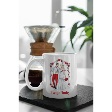 Kubek PARA MŁODA prezent STYL Twoje IMIĘ
