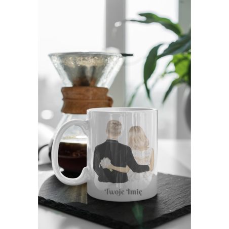 Kubek PARA MŁODA prezent STYL Twoje IMIĘ