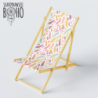 LEŻAK PLAŻOWY BOHO OGRODOWY PATIO TARAS