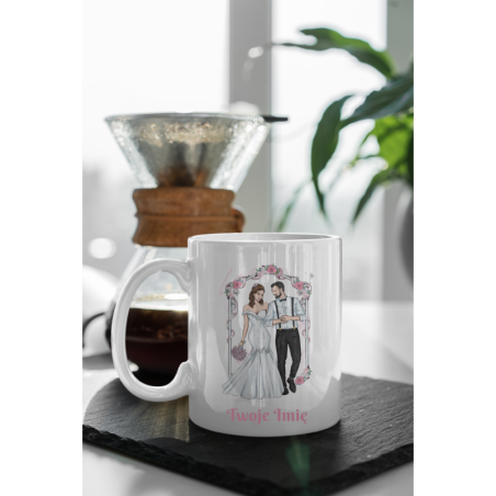 Kubek PARA MŁODA prezent STYL Twoje IMIĘ