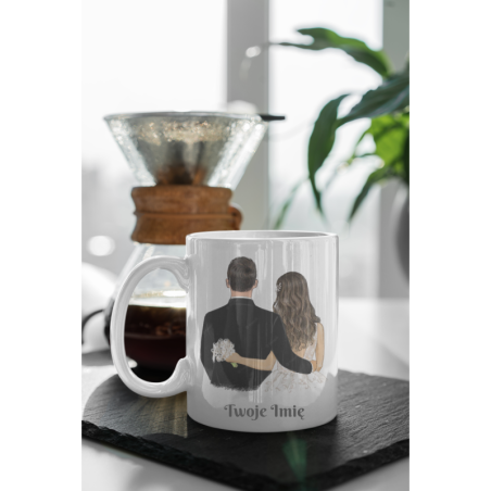 Kubek PARA MŁODA prezent STYL Twoje IMIĘ