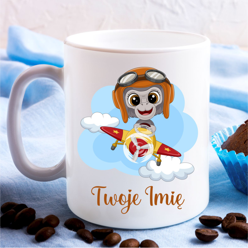 KUBEK Z TWOIM IMIENIEM STYLOWY DOM 330ML HIT