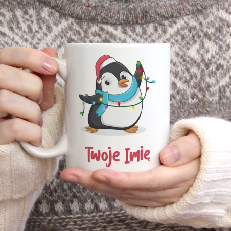 Kubek Z TWOIM IMIENIEM dla dzieci ŚWIĘTA 330 ml