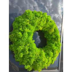 WIANEK 21 cm Z MCHU chrobotka na DRZWI podkład