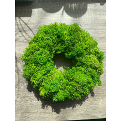 WIANEK 21 cm Z MCHU chrobotka na DRZWI podkład