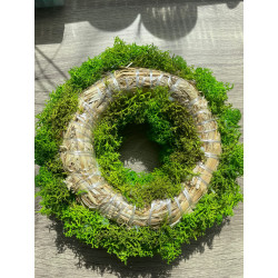 WIANEK 21 cm Z MCHU chrobotka na DRZWI podkład