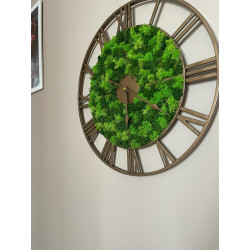 Zegar  80 cm rzymski LOFT mech CHROBOTEK żywy
