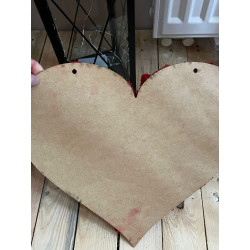 SERCE 30x34 cm Z MCHEM CHROBOTKIEM prezent