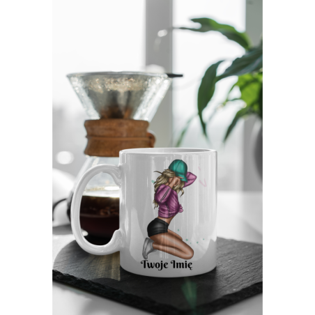Kubek VINTAGE prezent STYL Twoje IMIĘ