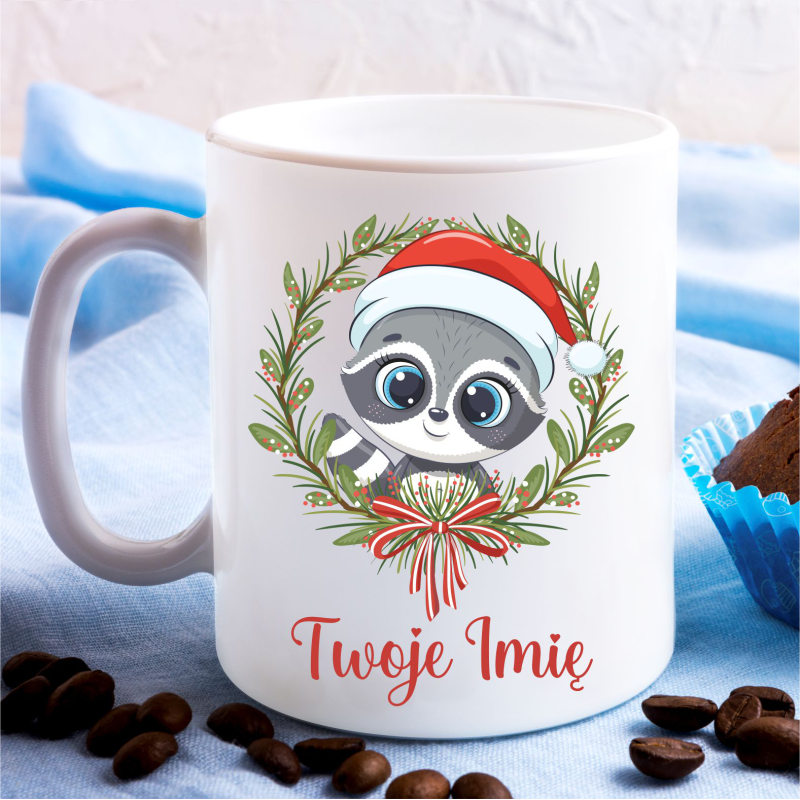 Kubek Z TWOIM IMIENIEM dla dzieci ŚWIĘTA 330 ml